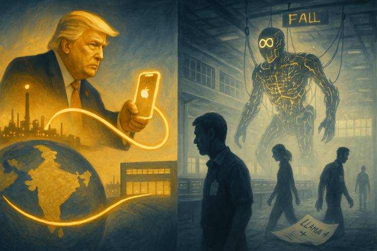 Trump vs. Cook: Apples Indien-Dilemma und Metas KI-Krise 🌏